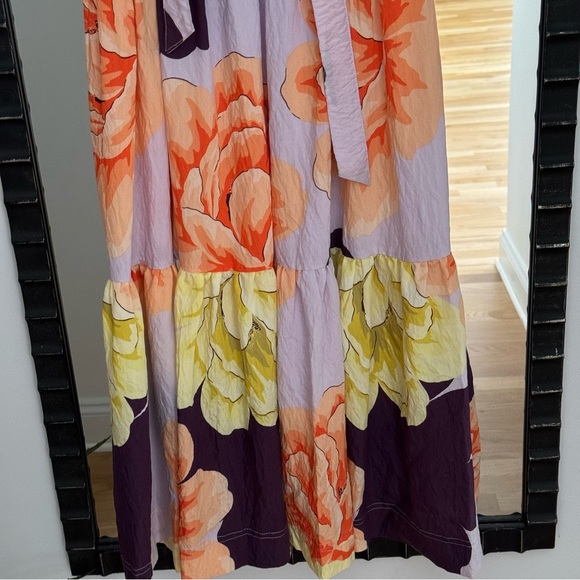Maeve Floral Wrap Maxi Dress Size US 00P - Picture 11 of 15